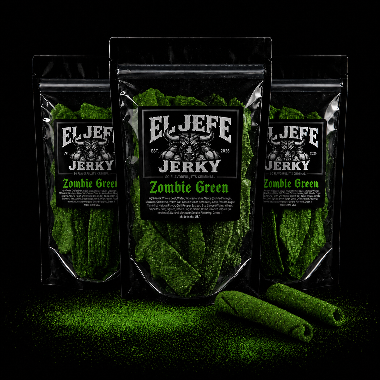 El Jefe Zombie Taki Beef Jerky